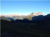 Passo Pordoi - Rifugio Sass Bece